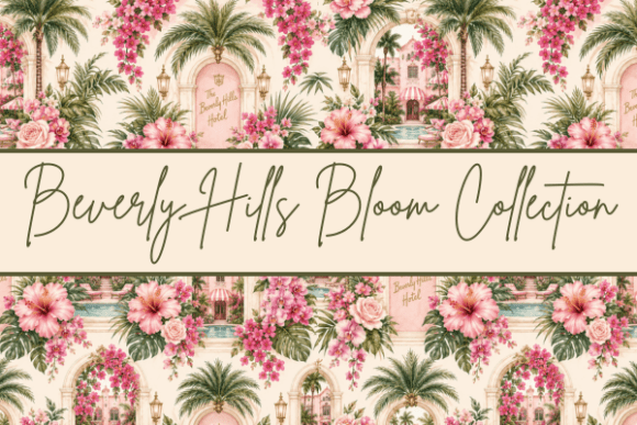 Beverly Hills Bloom: Tropical Glamour for Designers