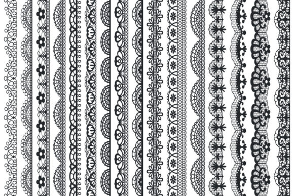 Elegant Lace Pattern Elements for Timeless Design
