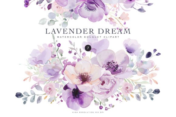Purple Flowers Png - Light Purple Floral for Design