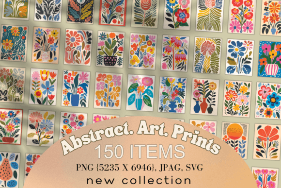 Unlock Groovy Creativity with Abstract. Art. Prints
