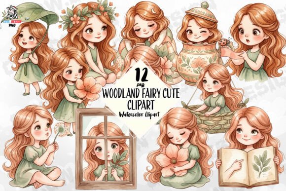 Woodland Fairy Cute PNG: Elevate Your Design Projects